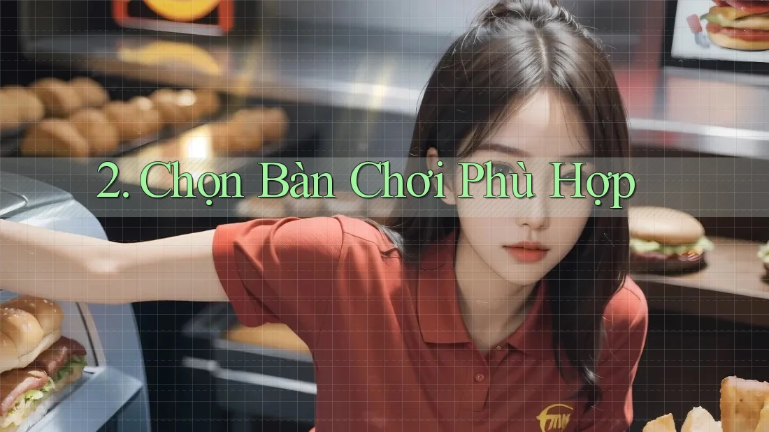 2. Chọn Bàn Chơi Phù Hợp