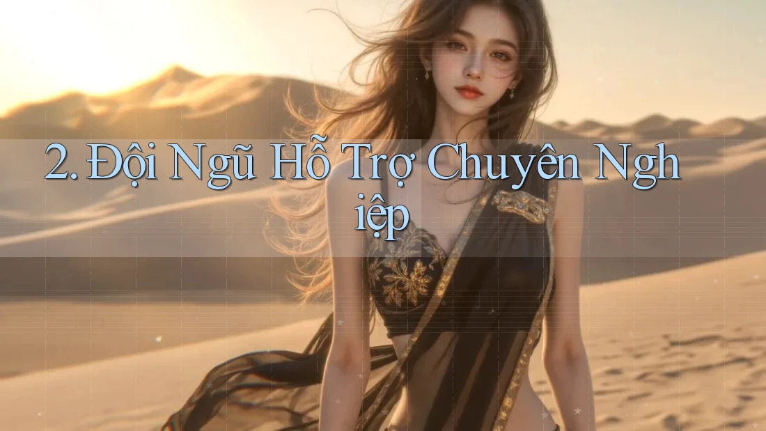 2. Đội ngũ hỗ trợ chuyên nghiệp