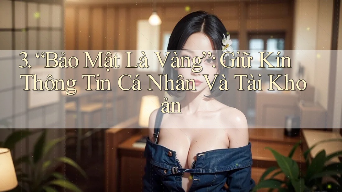 3. “Bảo Mật Là Vàng”: Giữ Kín Thông Tin Cá Nhân Và Tài Khoản