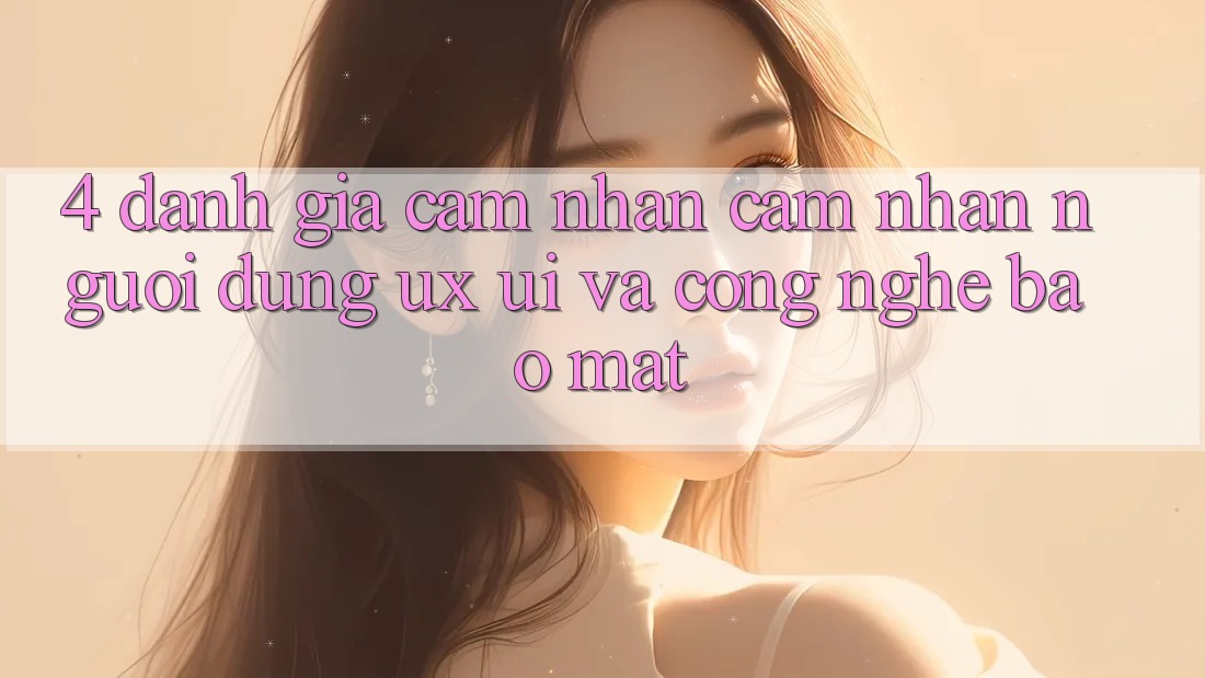 4. Đánh Giá Cảm nhận cảm nhận Người Dùng (UX/UI) Và Công Nghệ Bảo Mật