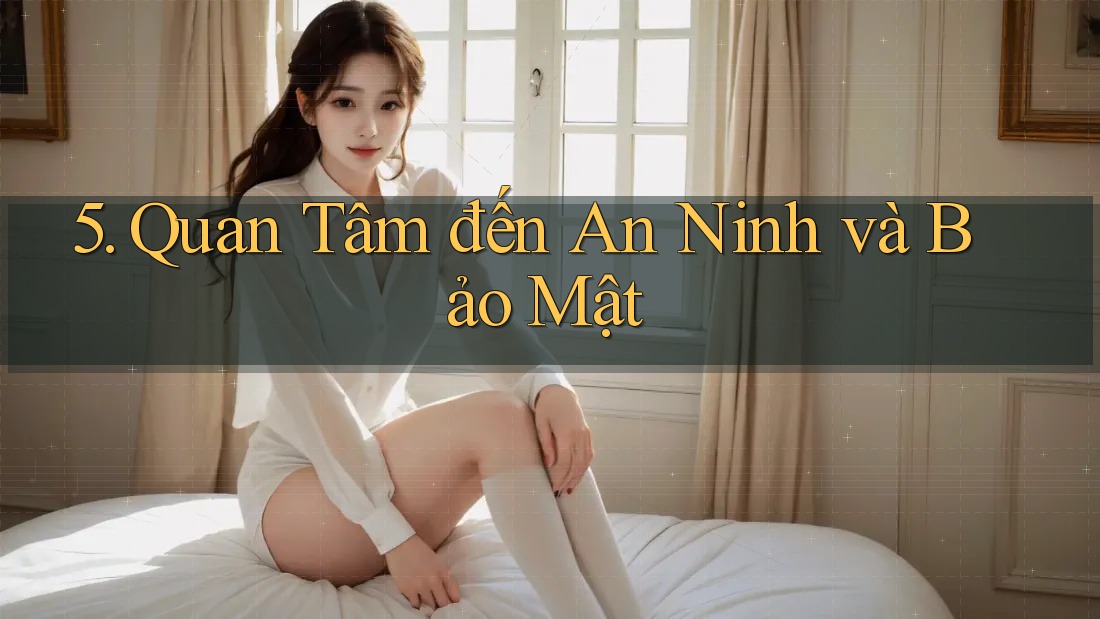 5. Quan Tâm đến An Ninh và Bảo Mật