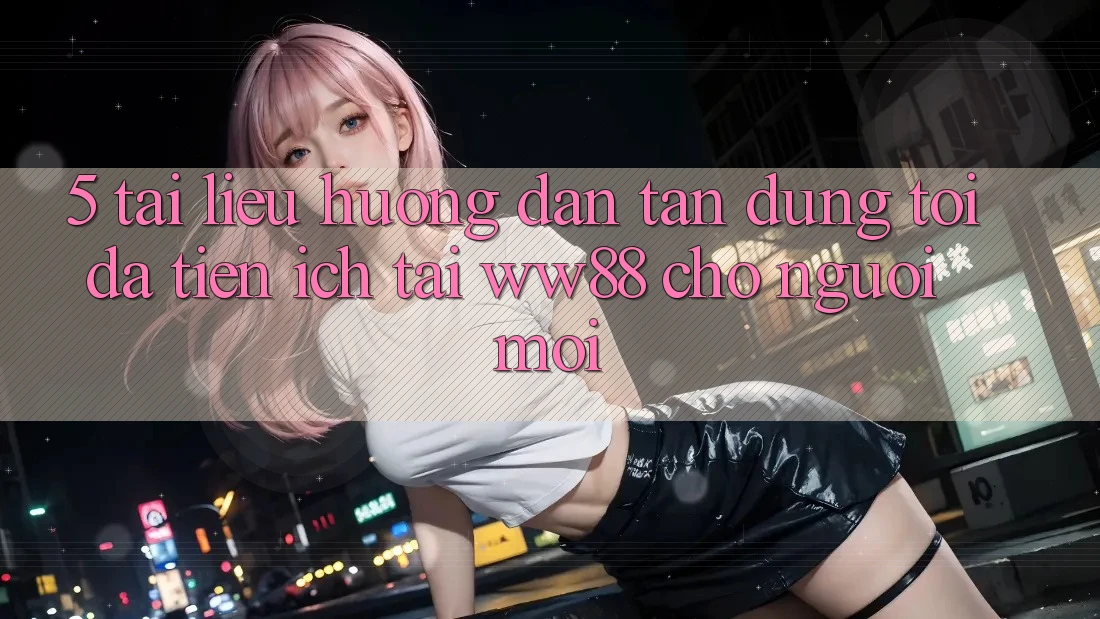 5. Tài liệu hướng dẫn Tận Dụng Tối Đa Tiện Ích Tại WW88 Cho Người Mới
