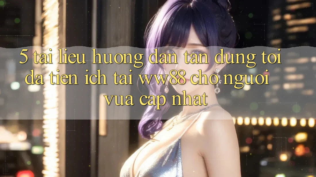 5. Tài liệu hướng dẫn Tận Dụng Tối Đa Tiện Ích Tại WW88 Cho Người Vừa cập nhật