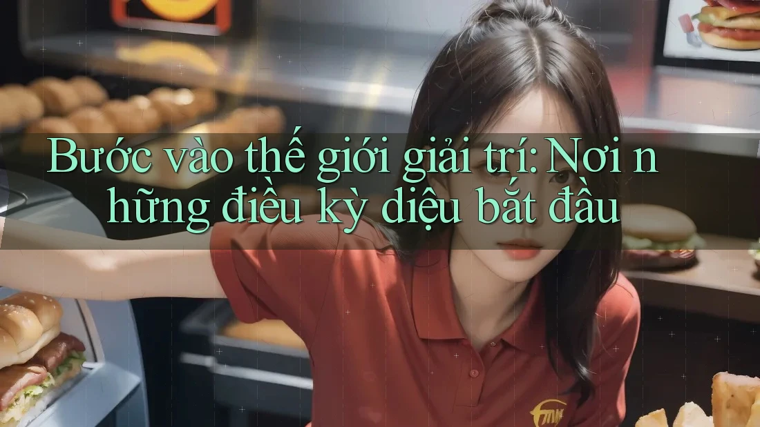 Bước vào thế giới giải trí: Nơi những điều kỳ diệu bắt đầu