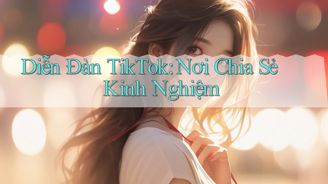Diễn Đàn TikTok: Nơi Chia Sẻ Kinh Nghiệm