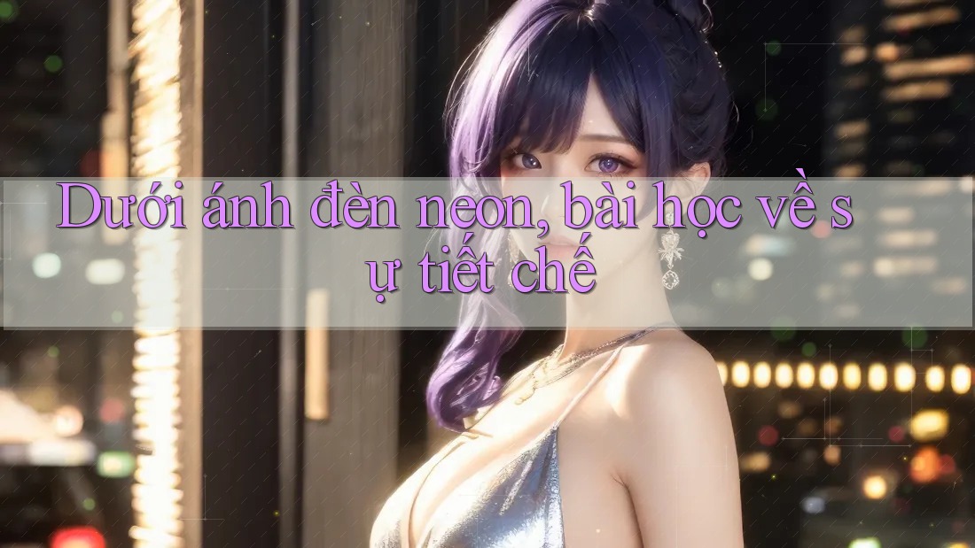 Dưới ánh đèn neon, bài học về sự tiết chế