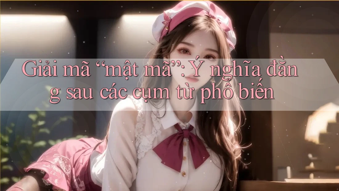 Giải mã “mật mã”: Ý nghĩa đằng sau các cụm từ phổ biến