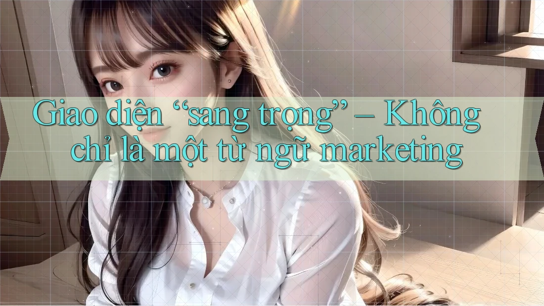 Giao diện “sang trọng” – Không chỉ là một từ ngữ marketing
