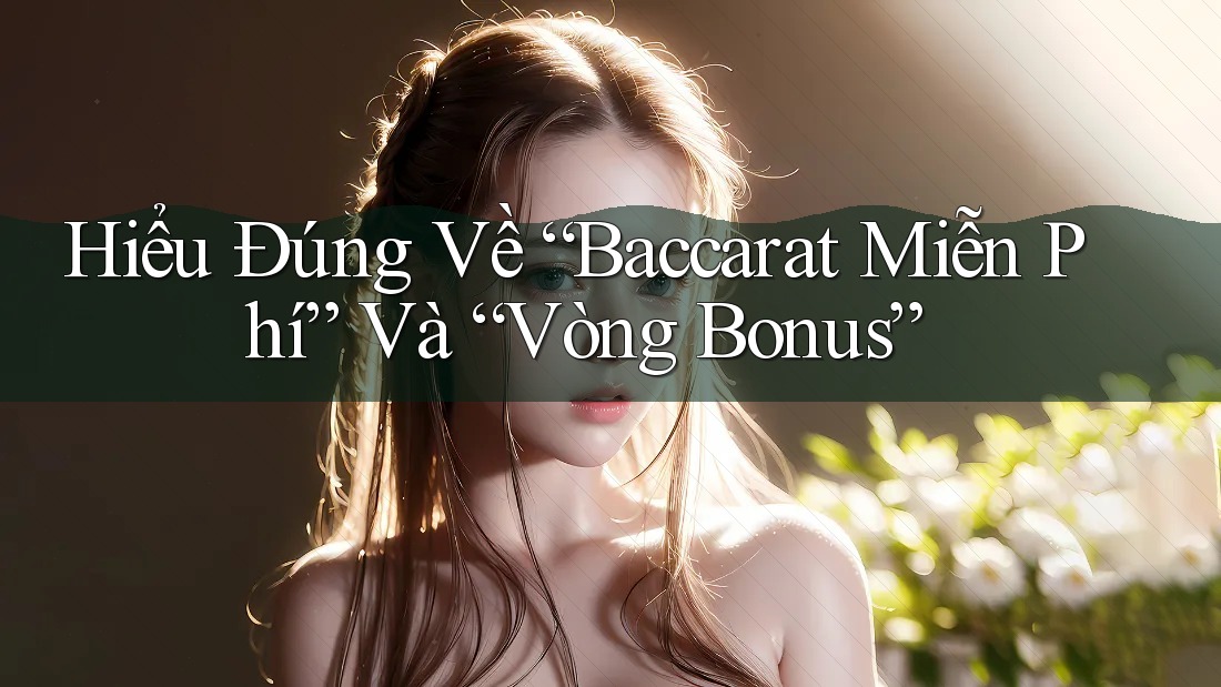 Hiểu Đúng Về “Baccarat Miễn Phí” Và “Vòng Bonus”
