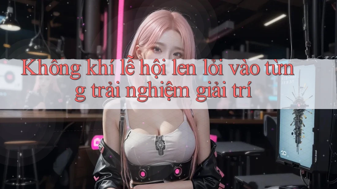 Không khí lễ hội len lỏi vào từng trải nghiệm giải trí
