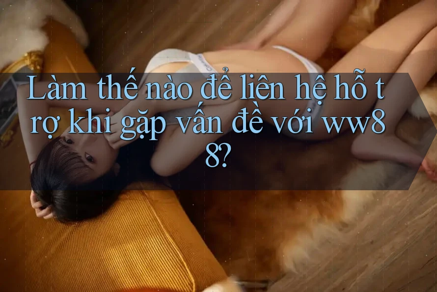 Làm thế nào để liên hệ hỗ trợ khi gặp vấn đề với ww88?