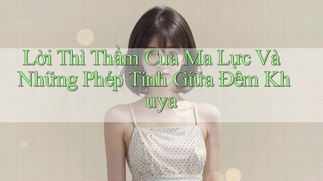 Lời Thì Thầm Của Ma Lực Và Những Phép Tính Giữa Đêm Khuya