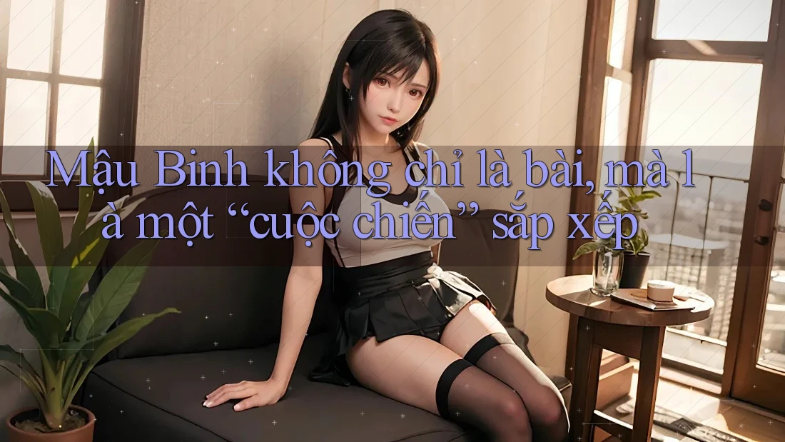 Mậu Binh không chỉ là bài, mà là một “cuộc chiến” sắp xếp
