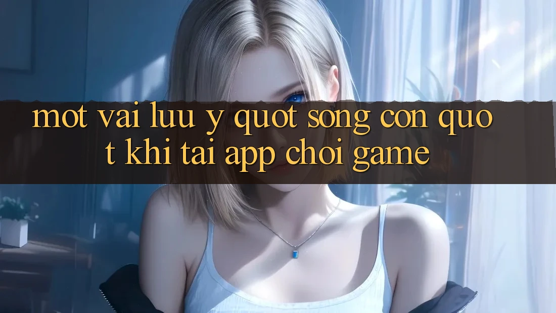 Một vài lưu ý " sống còn" khi tải app chơi game