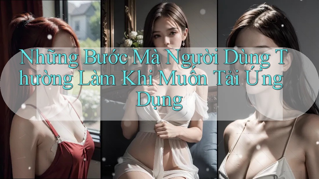 Những Bước Mà Người Dùng Thường Làm Khi Muốn Tải Ứng Dụng
