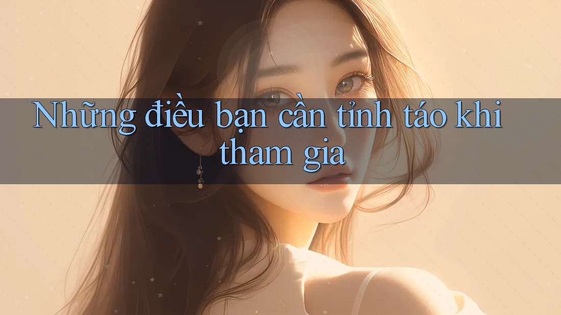 Những điều bạn cần tỉnh táo khi tham gia