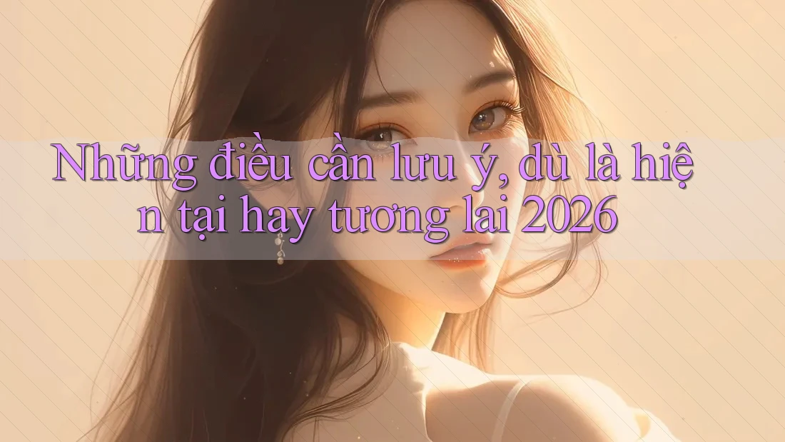 Những điều cần lưu ý, dù là hiện tại hay tương lai 2026