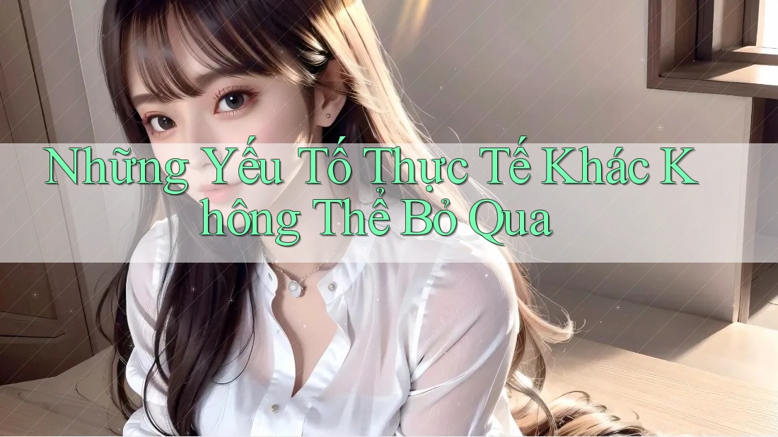 Những Yếu Tố Thực Tế Khác Không Thể Bỏ Qua