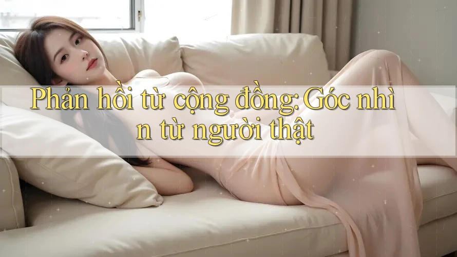Phản hồi từ cộng đồng: Góc nhìn từ người thật