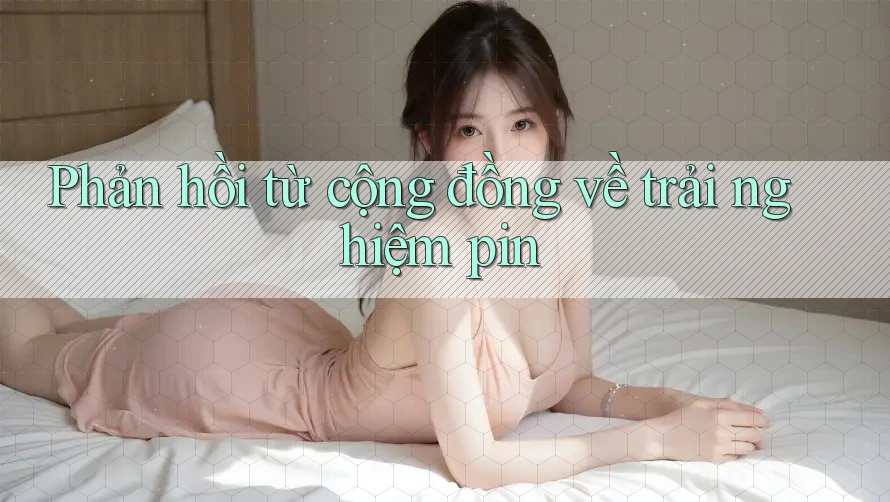 Phản hồi từ cộng đồng về trải nghiệm pin