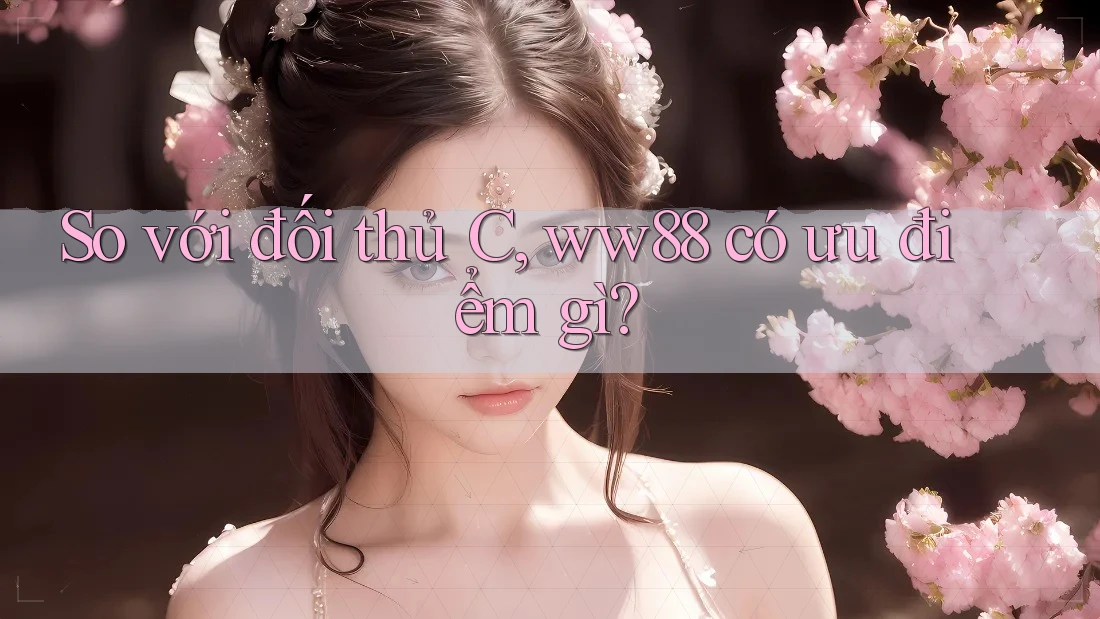 So với đối thủ C, ww88 có ưu điểm gì?