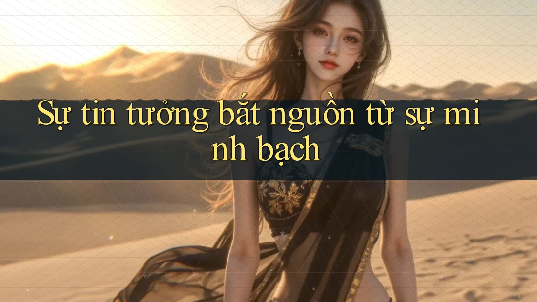 Sự tin tưởng bắt nguồn từ sự minh bạch