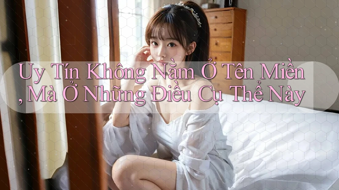 “Uy Tín” Không Nằm Ở Tên Miền, Mà Ở Những Điều Cụ Thể Này