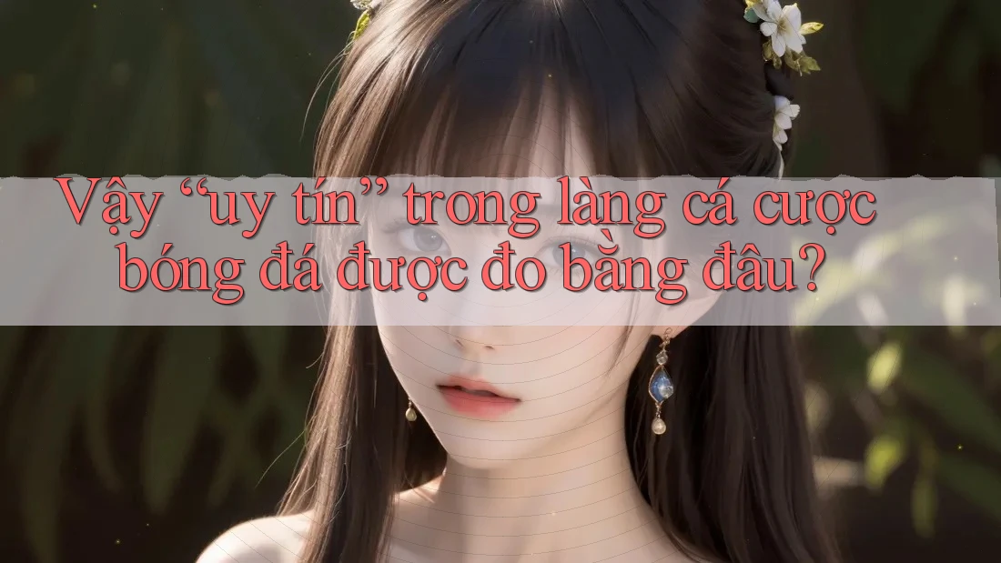 Vậy “uy tín” trong làng cá cược bóng đá được đo bằng đâu?